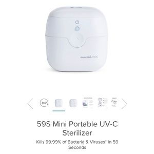 Munchkin 59S mini UV-C sterilizer.